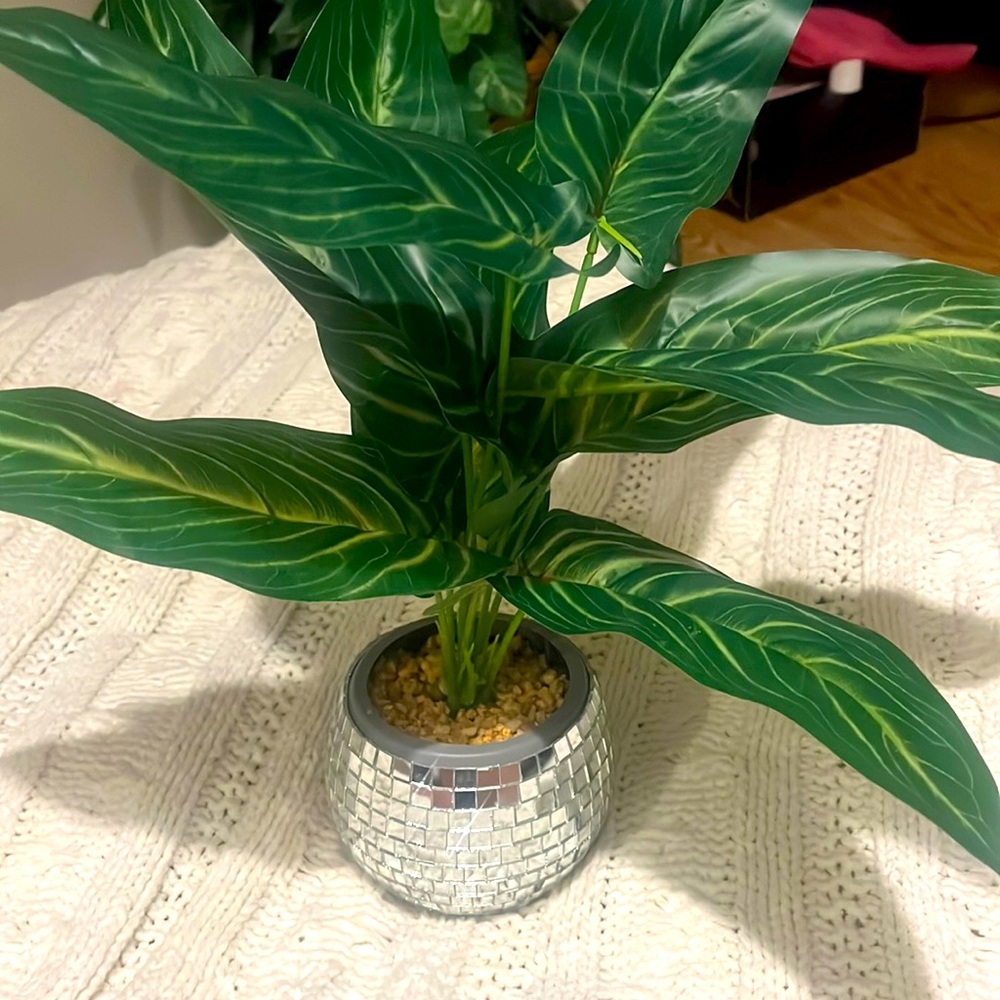 Disco ball artificial fake plant